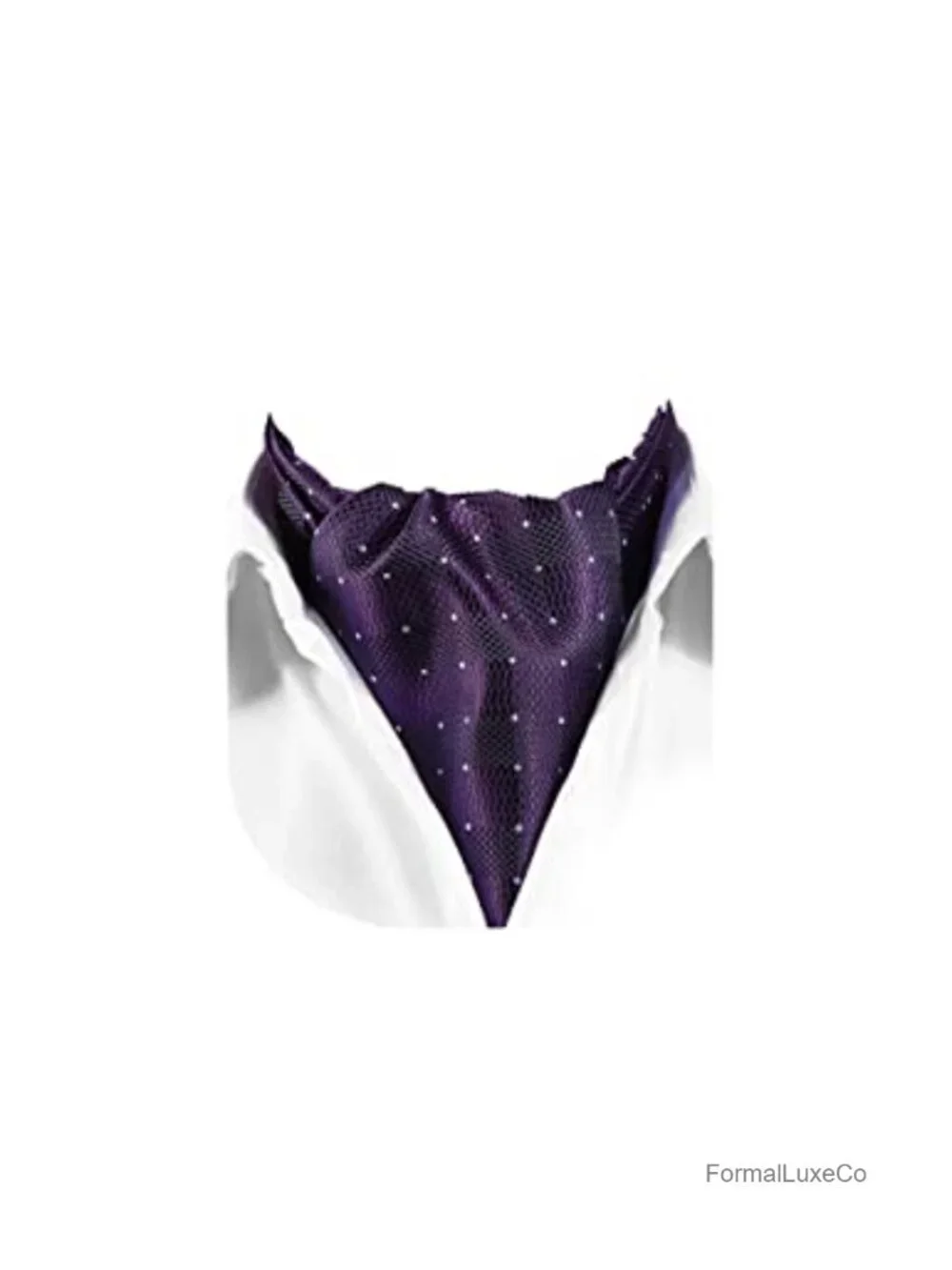 Silk Blend Ascot Tie Men's Cravat Scarf Formal Wedding Party Accessory